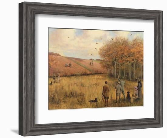 Pheasant Shooting-Christopher William Strange-Framed Giclee Print