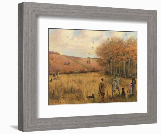 Pheasant Shooting-Christopher William Strange-Framed Giclee Print