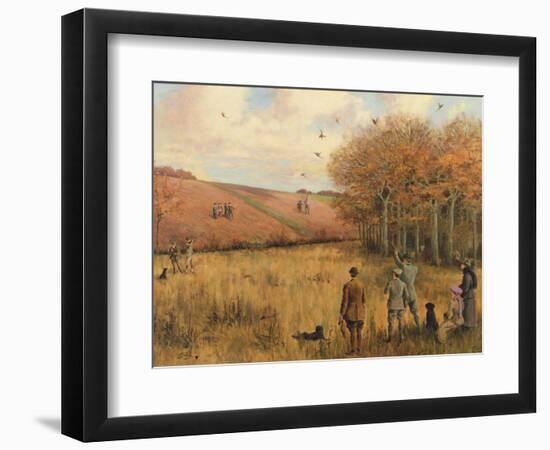 Pheasant Shooting-Christopher William Strange-Framed Giclee Print