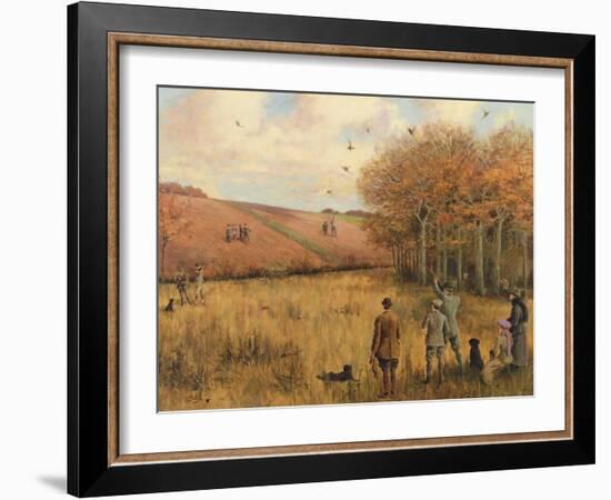 Pheasant Shooting-Christopher William Strange-Framed Giclee Print