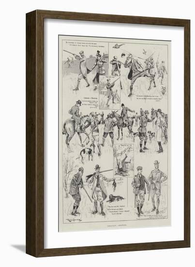 Pheasant-Shooting-Ralph Cleaver-Framed Giclee Print