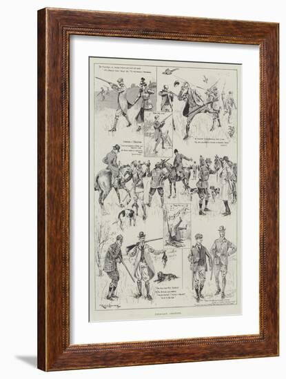 Pheasant-Shooting-Ralph Cleaver-Framed Giclee Print