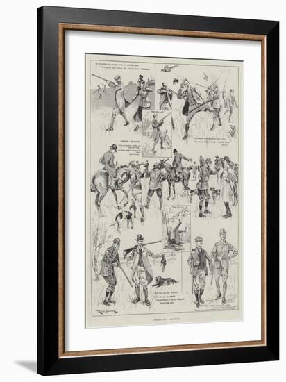 Pheasant-Shooting-Ralph Cleaver-Framed Giclee Print