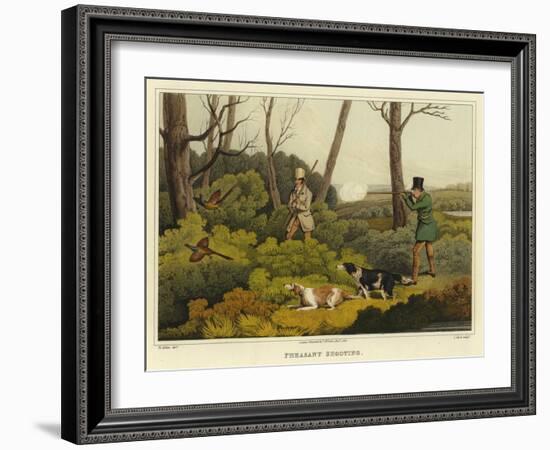 Pheasant Shooting-Henry Thomas Alken-Framed Giclee Print