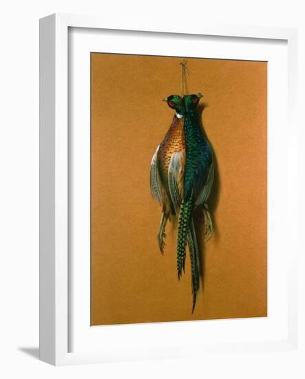 Pheasants, 1984-Lincoln Taber-Framed Giclee Print