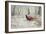 Pheasants in Snow-Carl Donner-Framed Giclee Print