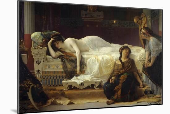 Phèdre, C.1880 (Oil on Canvas)-Alexandre Cabanel-Mounted Giclee Print