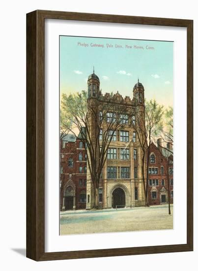 Phelps Gateway, Yale, New Haven, Connecticut-null-Framed Art Print