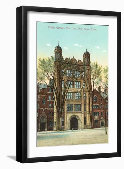 Phelps Gateway, Yale, New Haven, Connecticut-null-Framed Art Print