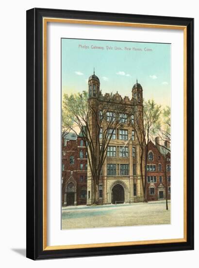 Phelps Gateway, Yale, New Haven, Connecticut-null-Framed Art Print