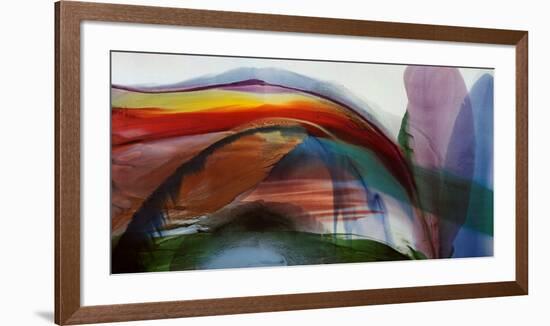 Phenomena Waves Without Wind, 1977-Paul Jenkins-Framed Art Print