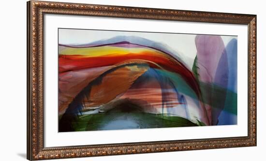 Phenomena Waves Without Wind, 1977-Paul Jenkins-Framed Art Print