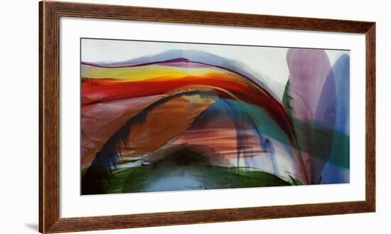 Phenomena Waves Without Wind, 1977-Paul Jenkins-Framed Art Print