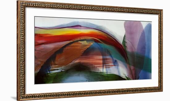 Phenomena Waves Without Wind, 1977-Paul Jenkins-Framed Art Print