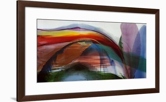 Phenomena Waves Without Wind, 1977-Paul Jenkins-Framed Art Print