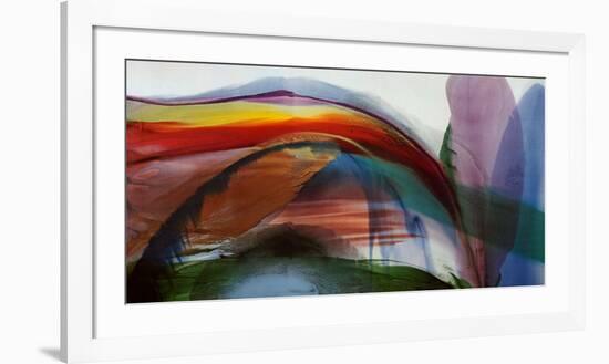 Phenomena Waves Without Wind, 1977-Paul Jenkins-Framed Art Print