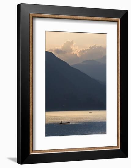 Phewa Tal Lake, Pokhara, Western Hills, Nepal, Himalayas, Asia-Ben Pipe-Framed Photographic Print