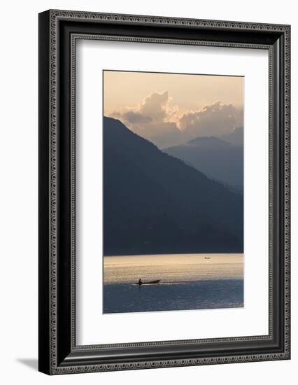 Phewa Tal Lake, Pokhara, Western Hills, Nepal, Himalayas, Asia-Ben Pipe-Framed Photographic Print