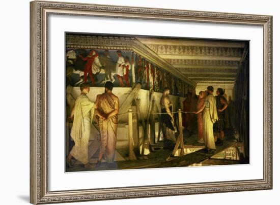 Phidias and the Parthenon Frieze-Sir Lawrence Alma-Tadema-Framed Giclee Print