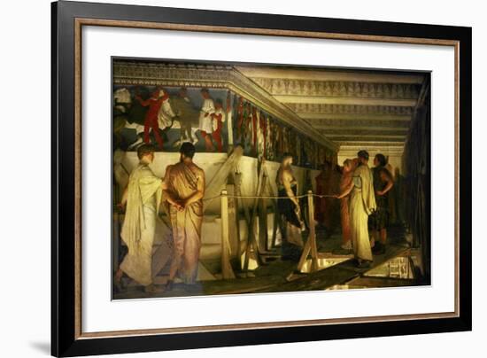 Phidias and the Parthenon Frieze-Sir Lawrence Alma-Tadema-Framed Giclee Print