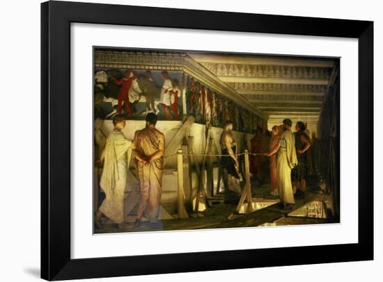 Phidias and the Parthenon Frieze-Sir Lawrence Alma-Tadema-Framed Giclee Print