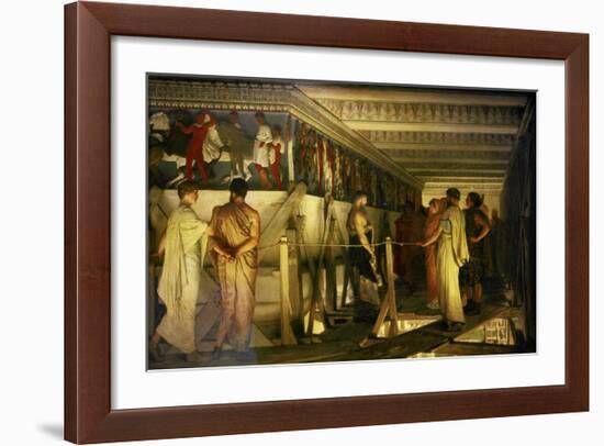 Phidias and the Parthenon Frieze-Sir Lawrence Alma-Tadema-Framed Giclee Print