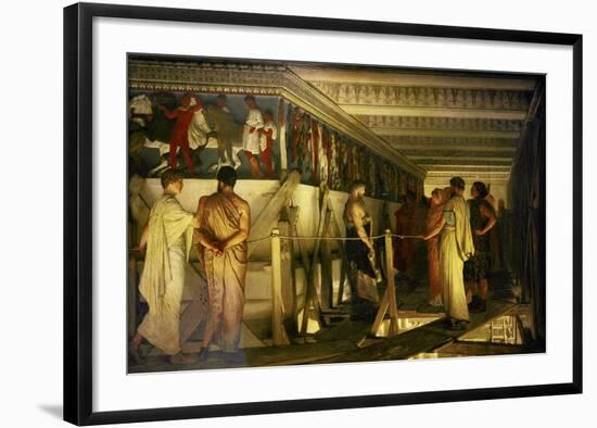 Phidias and the Parthenon Frieze-Sir Lawrence Alma-Tadema-Framed Giclee Print