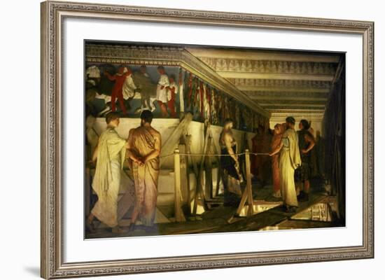 Phidias and the Parthenon Frieze-Sir Lawrence Alma-Tadema-Framed Giclee Print