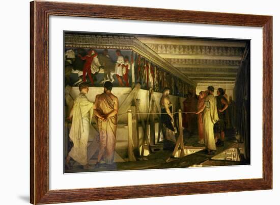 Phidias and the Parthenon Frieze-Sir Lawrence Alma-Tadema-Framed Giclee Print