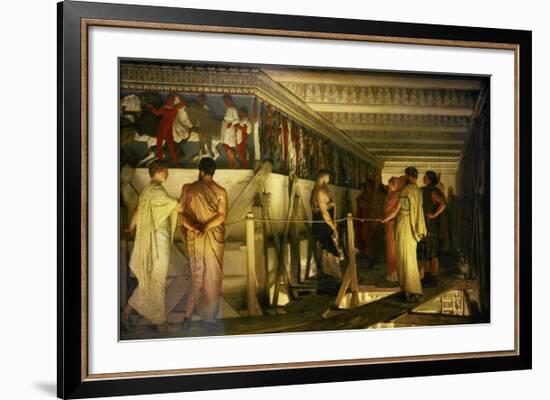 Phidias and the Parthenon Frieze-Sir Lawrence Alma-Tadema-Framed Giclee Print