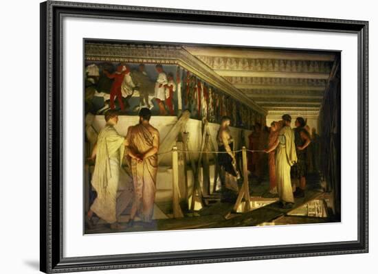 Phidias and the Parthenon Frieze-Sir Lawrence Alma-Tadema-Framed Giclee Print