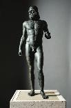 Riace Bronze (B), Bronze Statue of a Young Man with Helmet, More Than Life-Size, Found in 1972-Phidias-Giclee Print