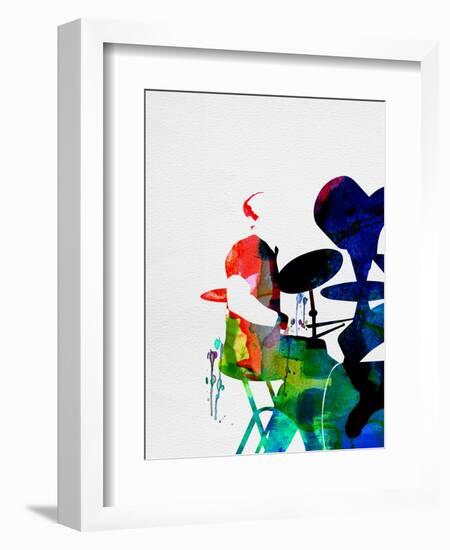 Phil Collins Watercolor-Lana Feldman-Framed Art Print