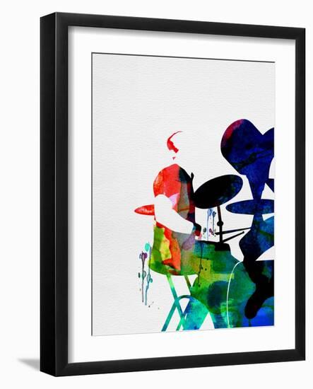 Phil Collins Watercolor-Lana Feldman-Framed Art Print