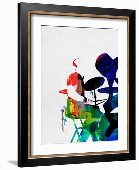 Phil Collins Watercolor-Lana Feldman-Framed Art Print