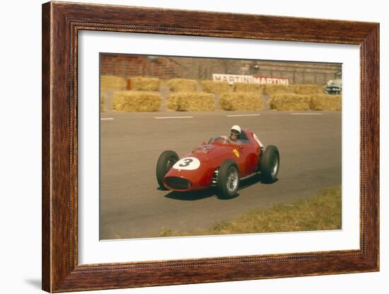 Phil Hill in Action in a Ferrari, Dutch Grand Prix, Zandvoort, 1959-null-Framed Photographic Print