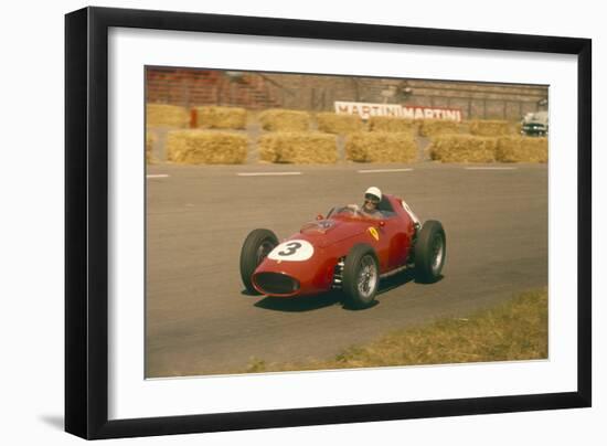 Phil Hill in Action in a Ferrari, Dutch Grand Prix, Zandvoort, 1959-null-Framed Photographic Print