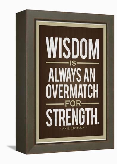 Phil Jackson Wisdom Quote-null-Framed Stretched Canvas