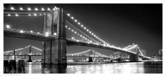 Brooklyn Bridge and Manhattan Bridge, Day-Phil Maier-Art Print