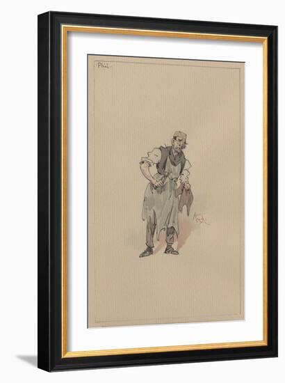 Phil Squod, C.1920s-Joseph Clayton Clarke-Framed Giclee Print