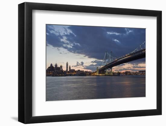 Philadelphia at Night-Steven Vona Photography-Framed Photographic Print