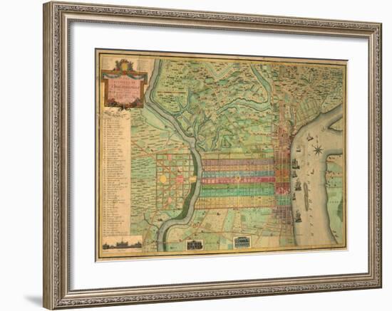 Philadelphia, c.1802-Charles P^ Varle-Framed Art Print