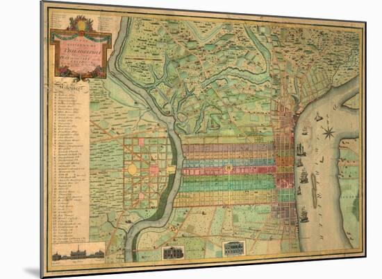 Philadelphia, c.1802-Charles P^ Varle-Mounted Art Print