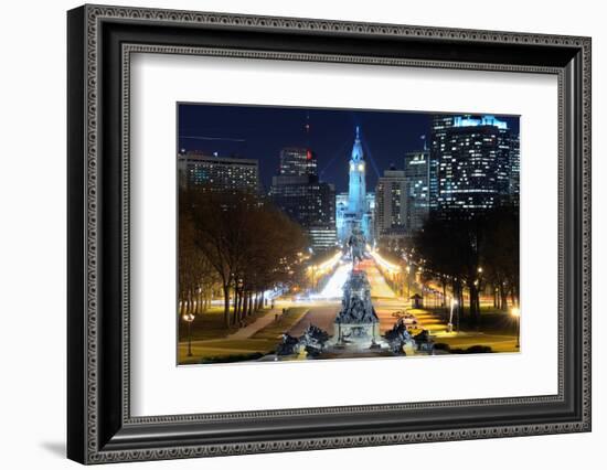 Philadelphia City Hall Building.-SeanPavonePhoto-Framed Photographic Print