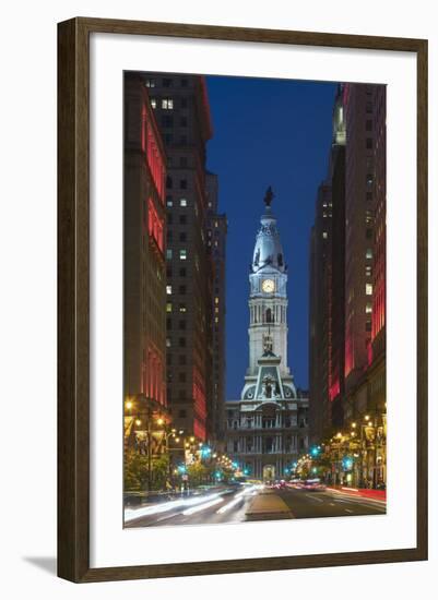 Philadelphia City Hall.-Jon Hicks-Framed Photographic Print
