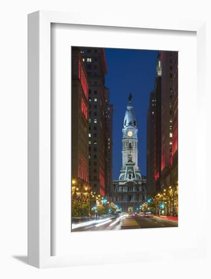 Philadelphia City Hall.-Jon Hicks-Framed Photographic Print