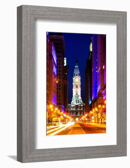 Philadelphia City-Philippe Hugonnard-Framed Photographic Print