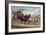 Philadelphia Coach Works-Currier & Ives-Framed Art Print