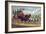 Philadelphia Coach Works-Currier & Ives-Framed Art Print