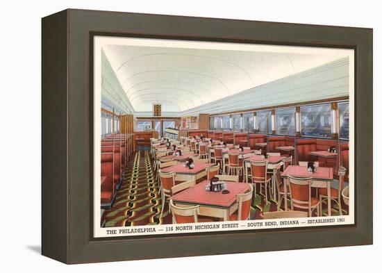 Philadelphia Diner, South Bend, Indiana-null-Framed Stretched Canvas